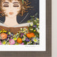 "Book Worm" Flower Print
