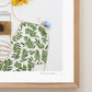 "But First, Coffee" Flower Print
