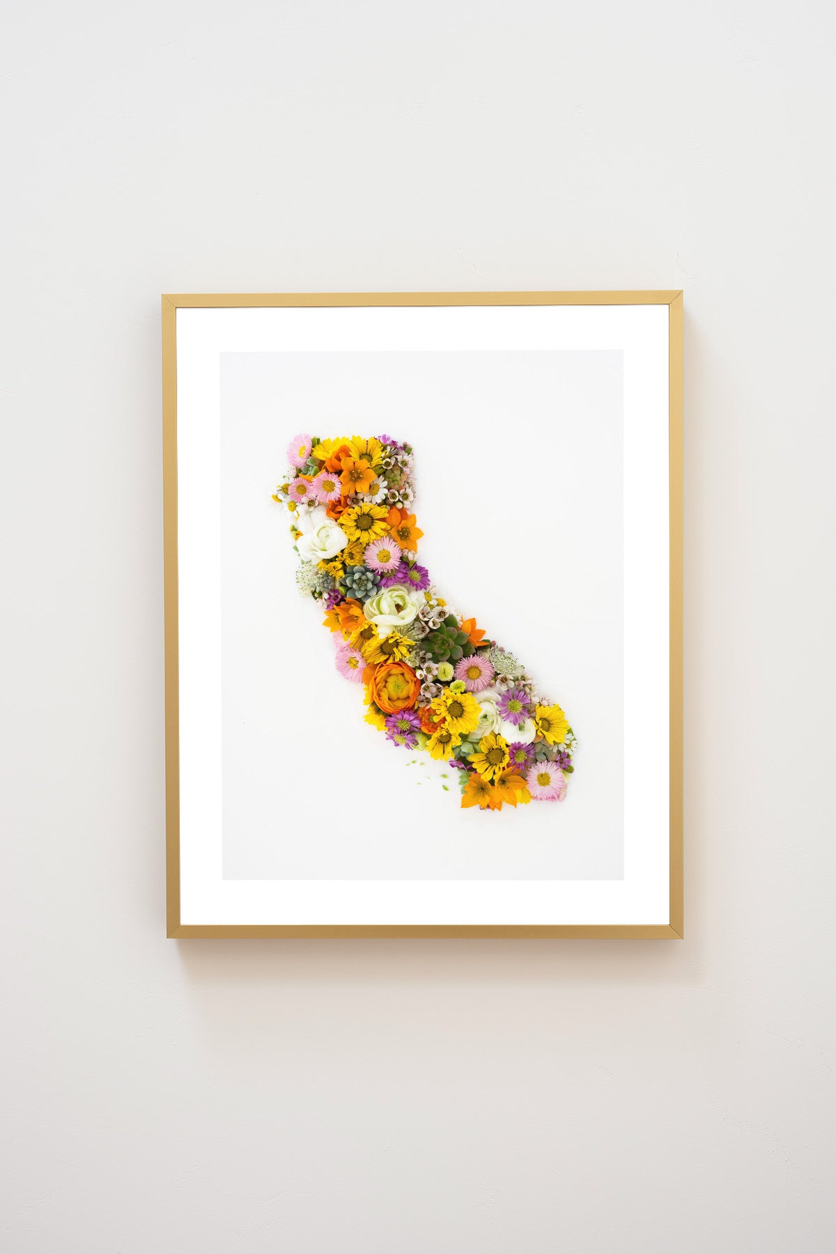 "California" Flower Print