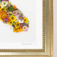 "California" Flower Print