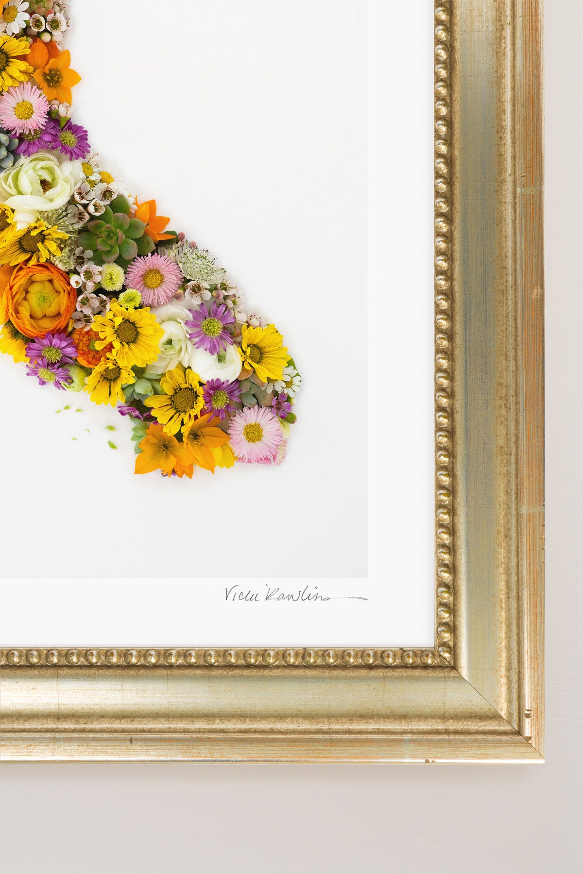 "California" Flower Print