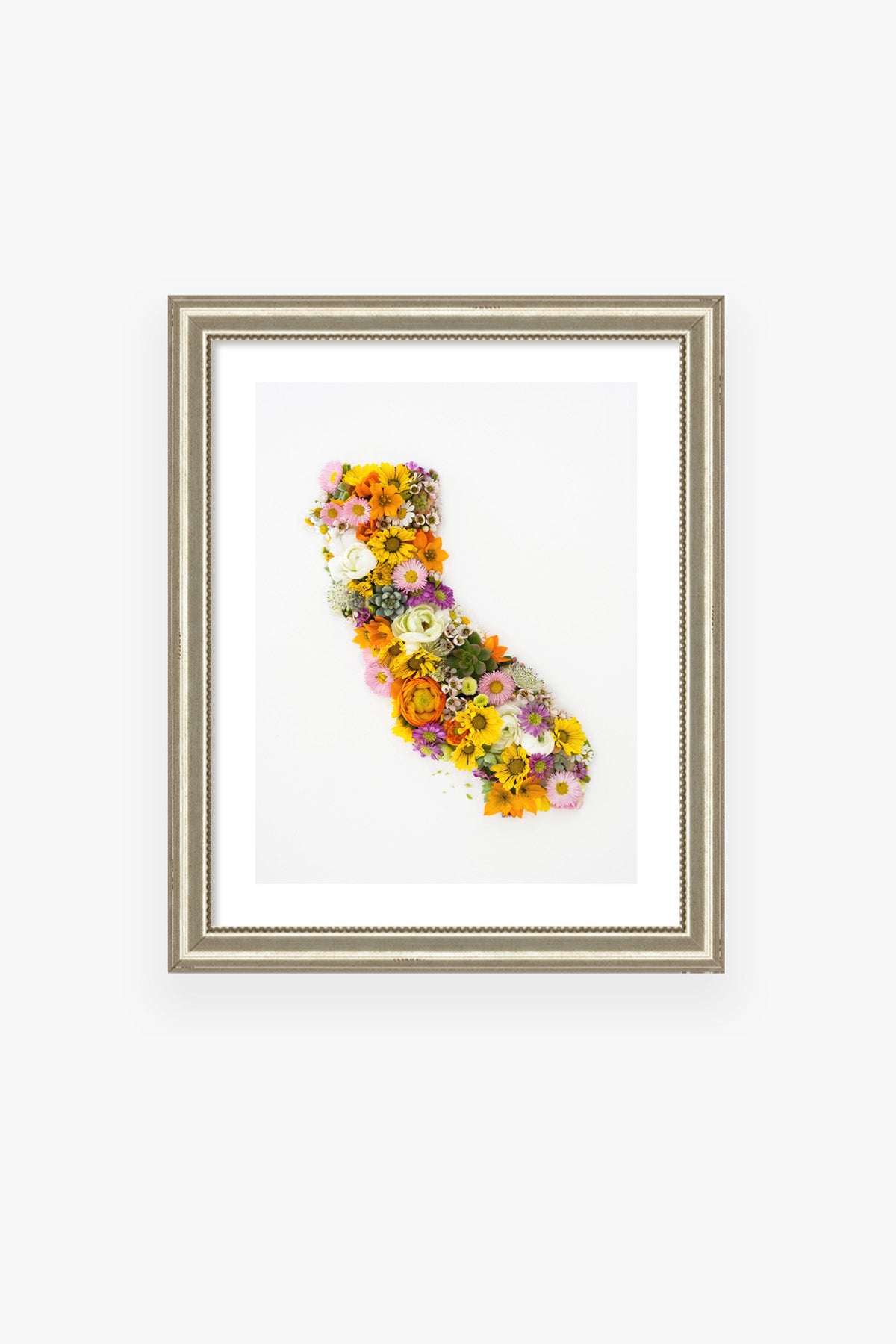 "California" Flower Print