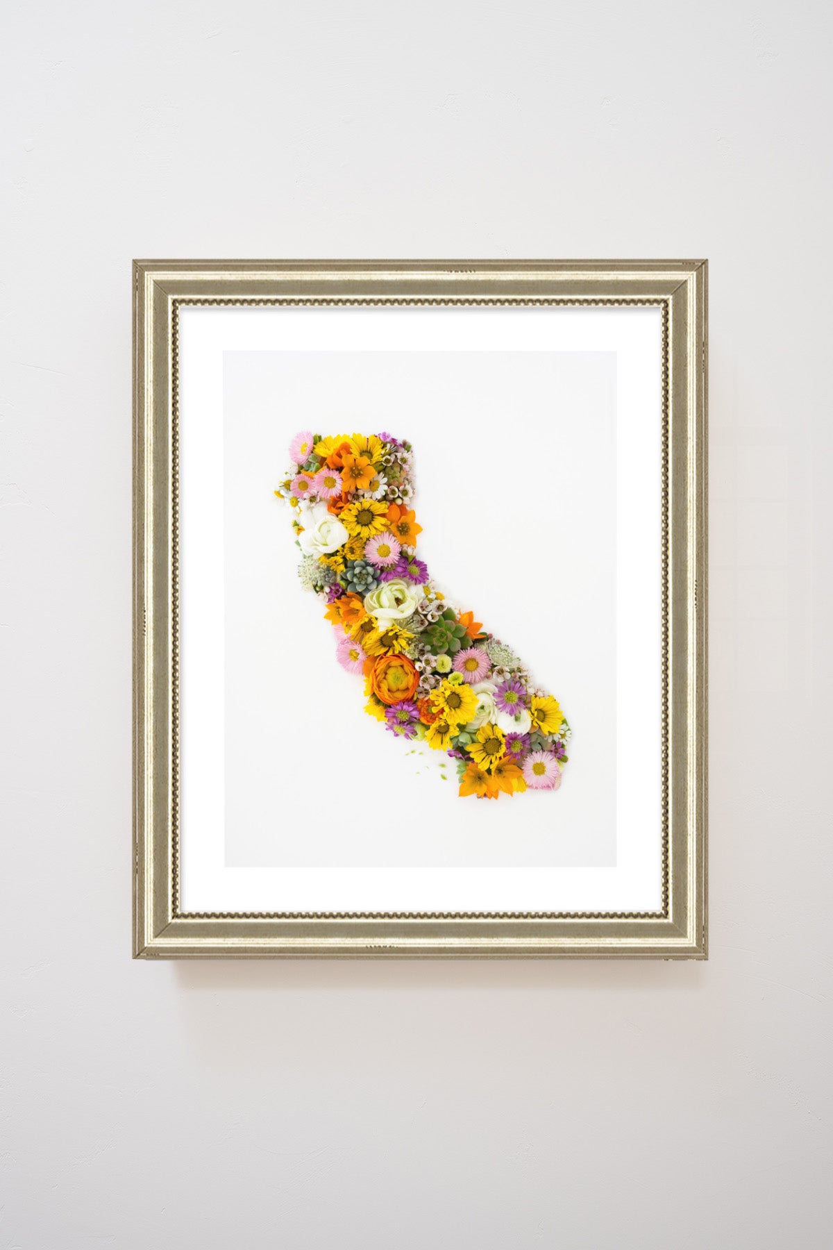 "California" Flower Print