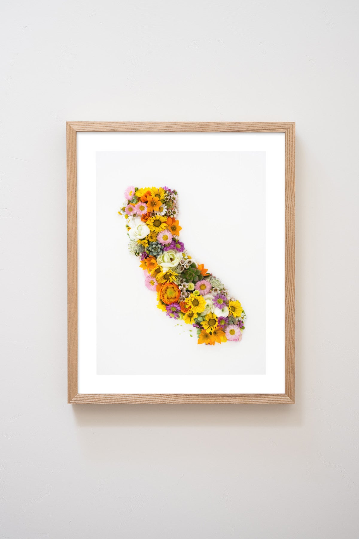 "California" Flower Print