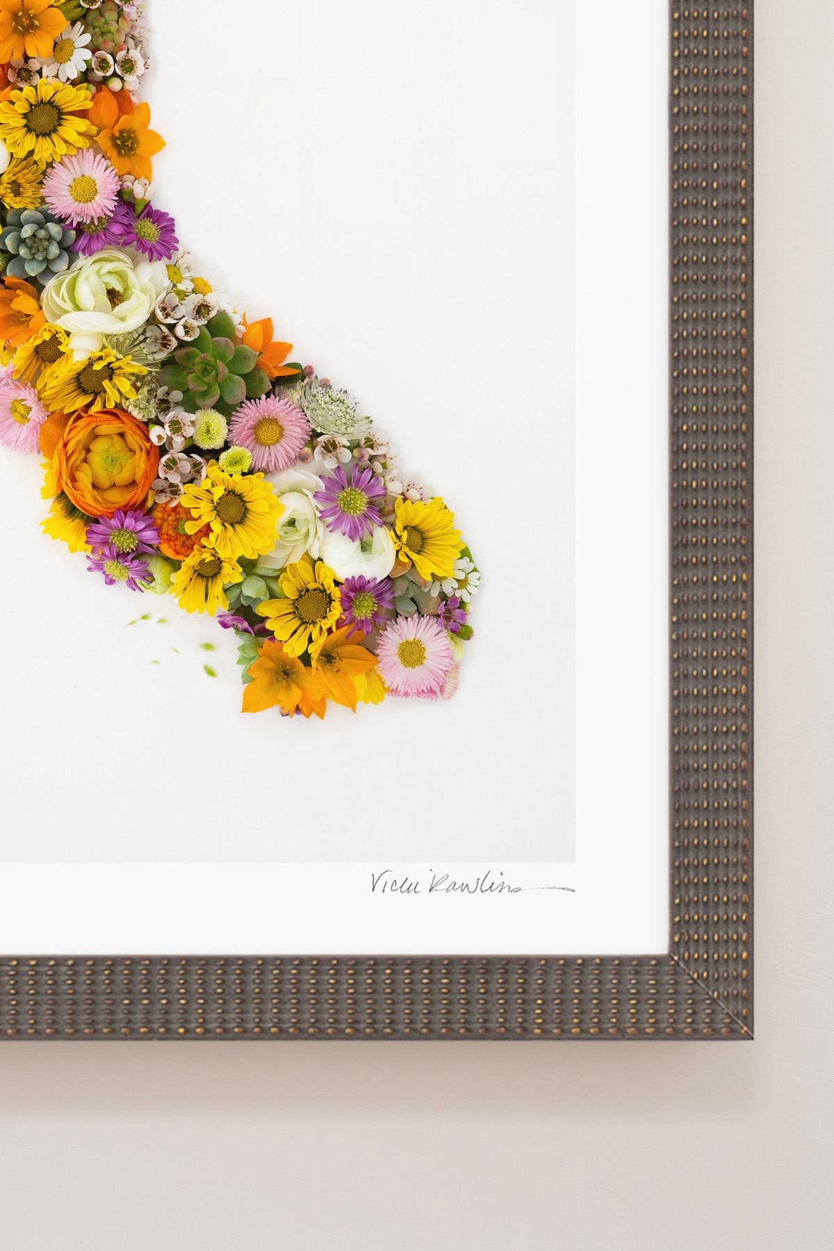 "California" Flower Print
