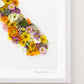 "California" Flower Print