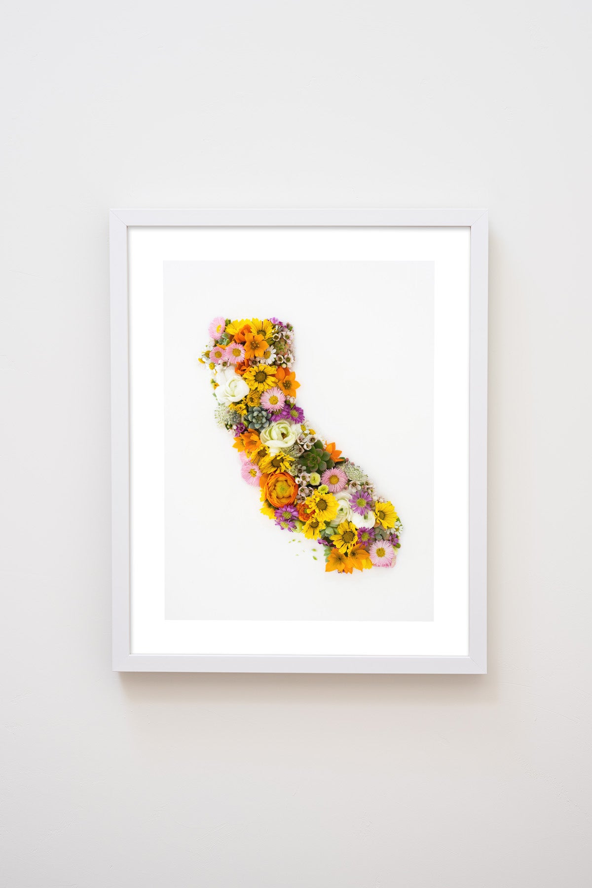 "California" Flower Print