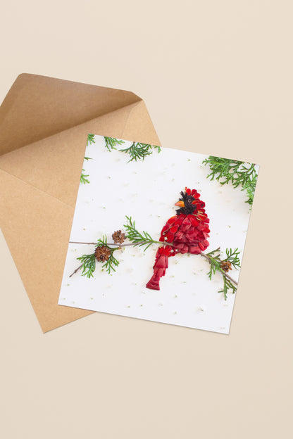 "Cardinal" Greeting Card