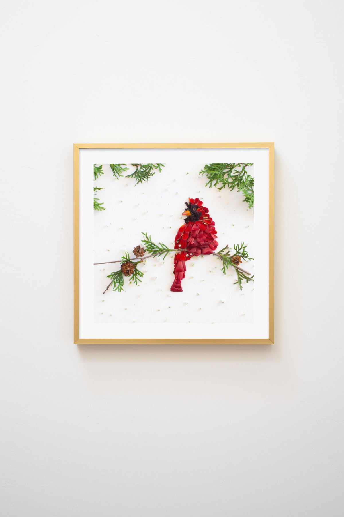 "Cardinal" Flower Print