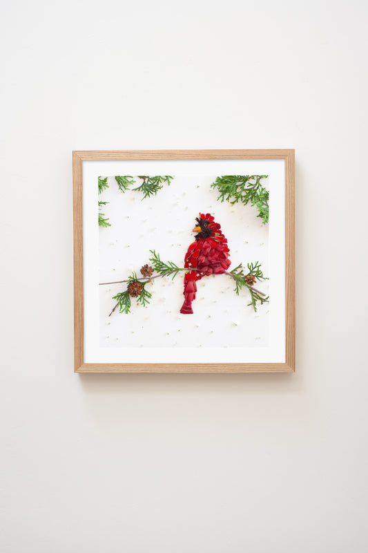 "Cardinal" Flower Print