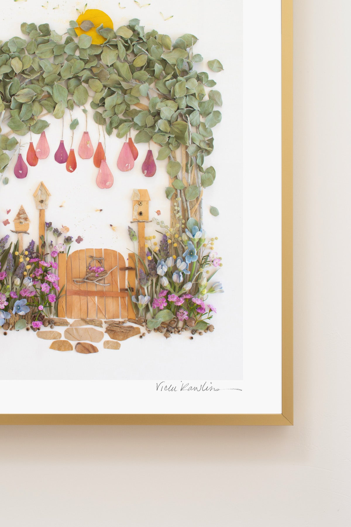 "Cottage Garden" Flower Print