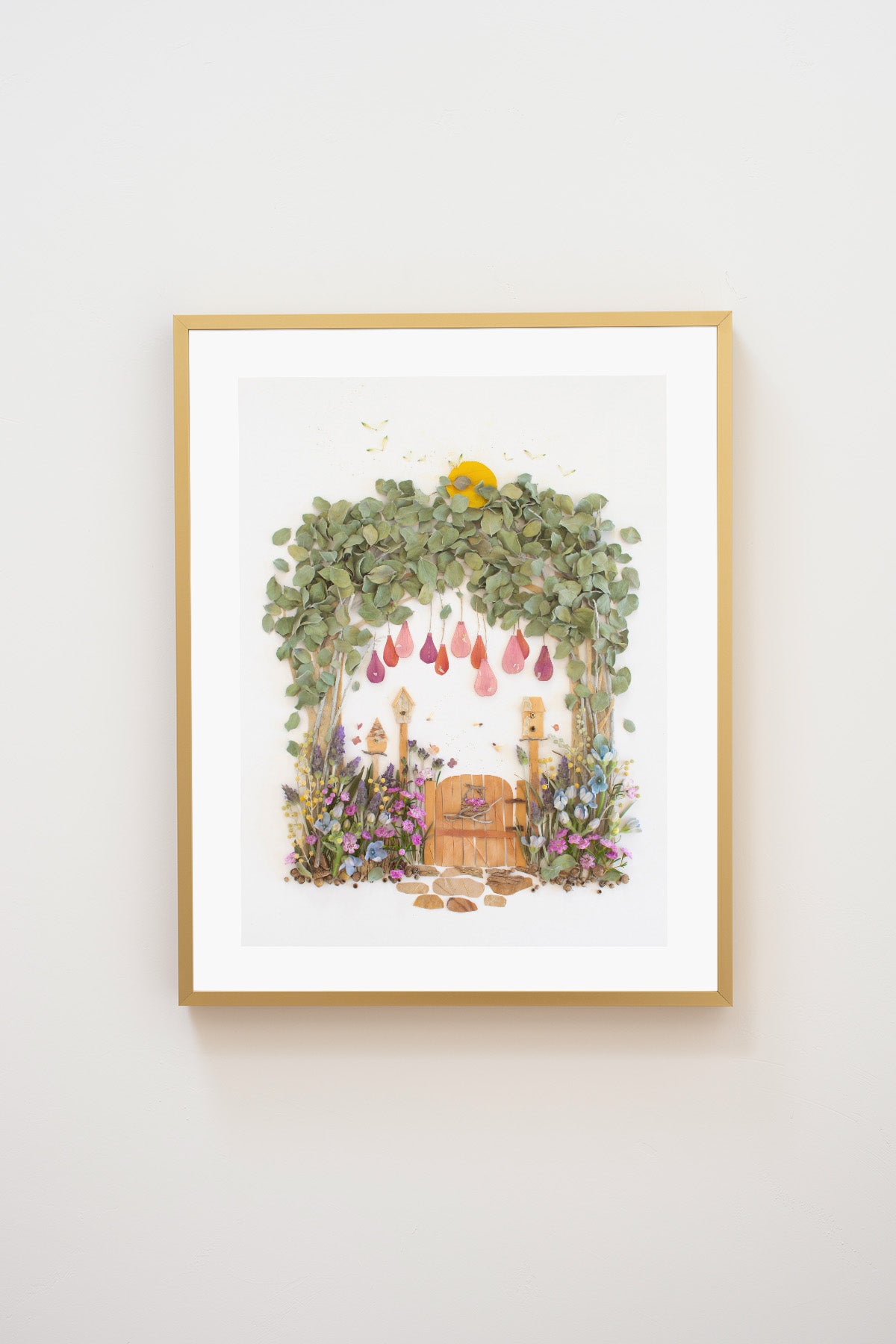 "Cottage Garden" Flower Print