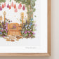 "Cottage Garden" Flower Print
