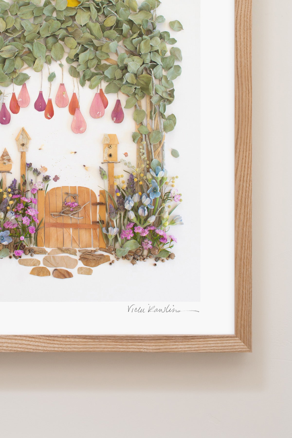 "Cottage Garden" Flower Print