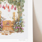 "Cottage Garden" Flower Print