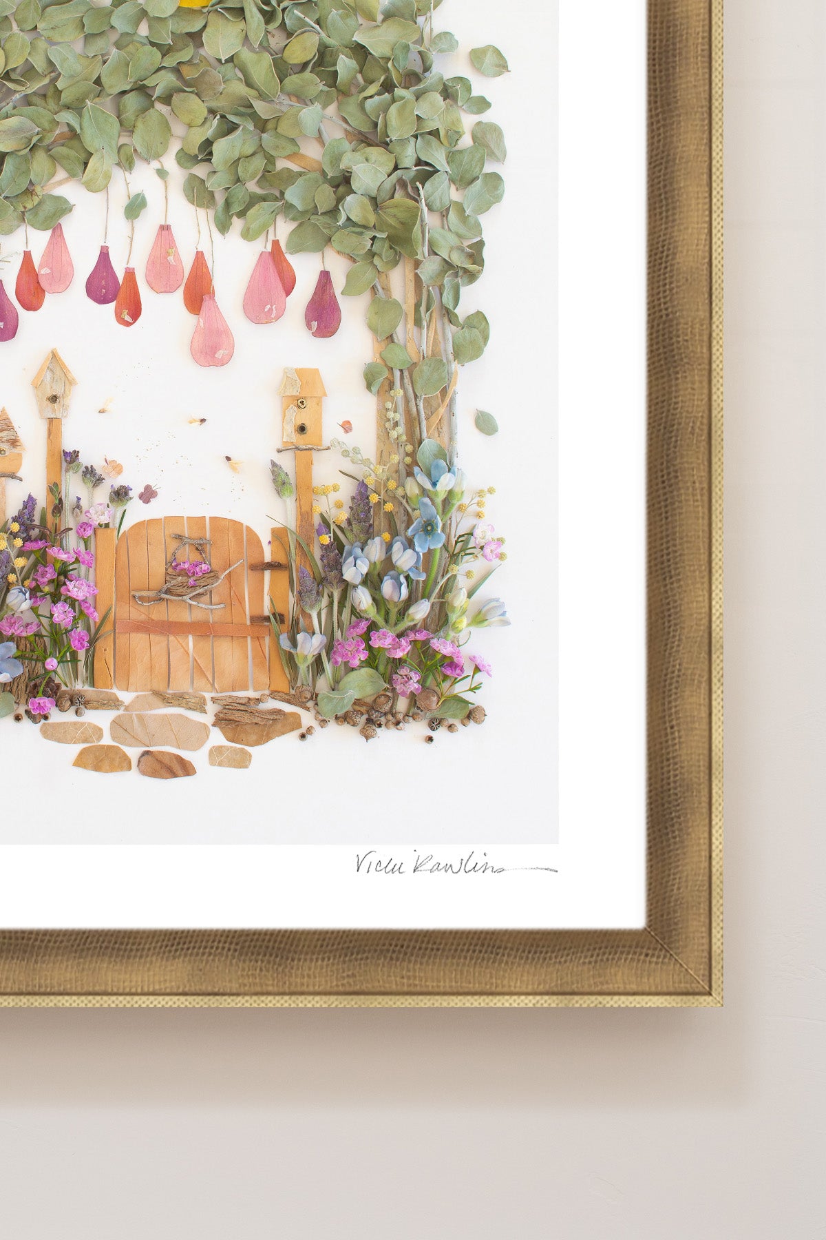 "Cottage Garden" Flower Print