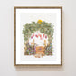 "Cottage Garden" Flower Print