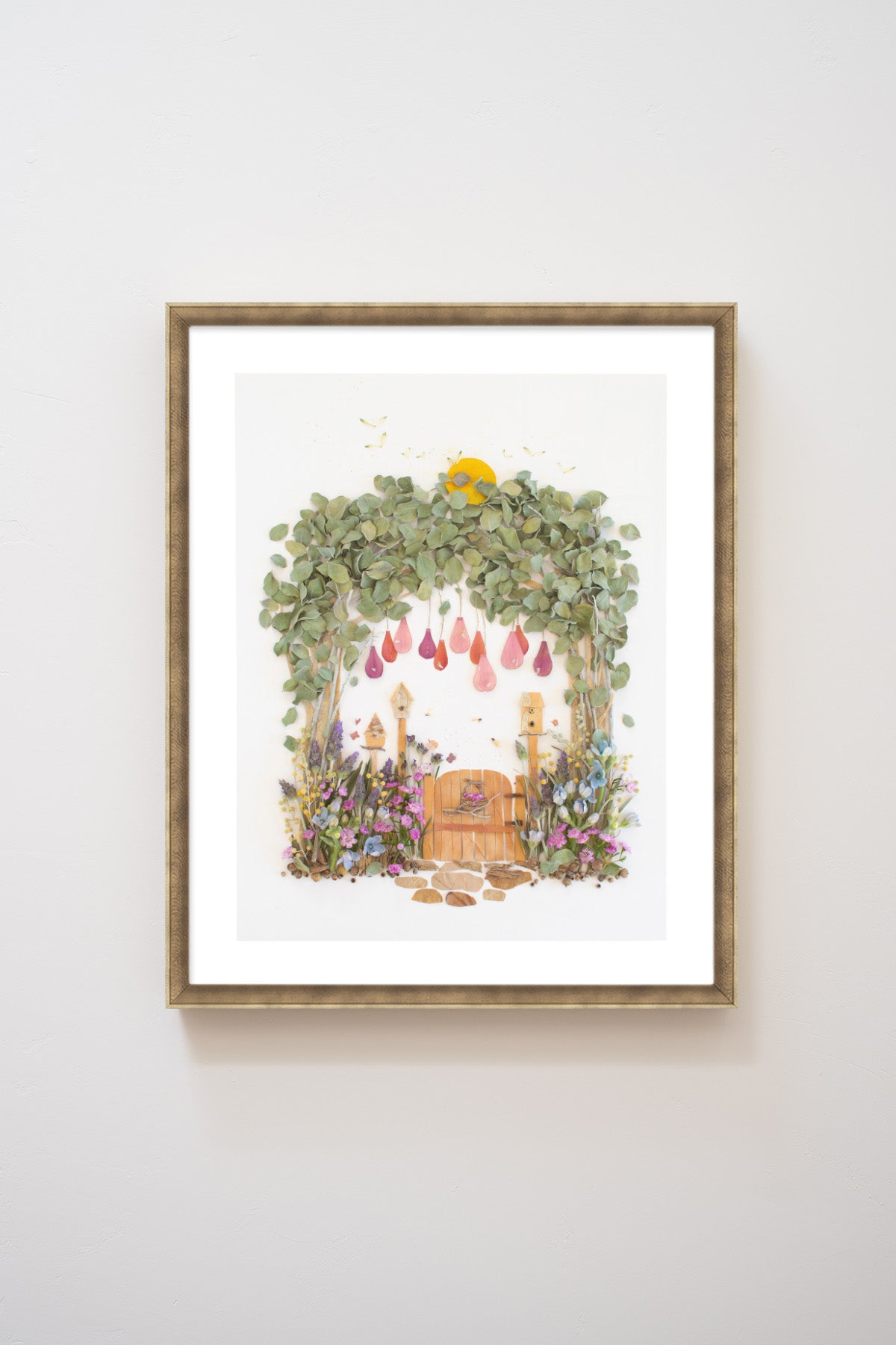 "Cottage Garden" Flower Print