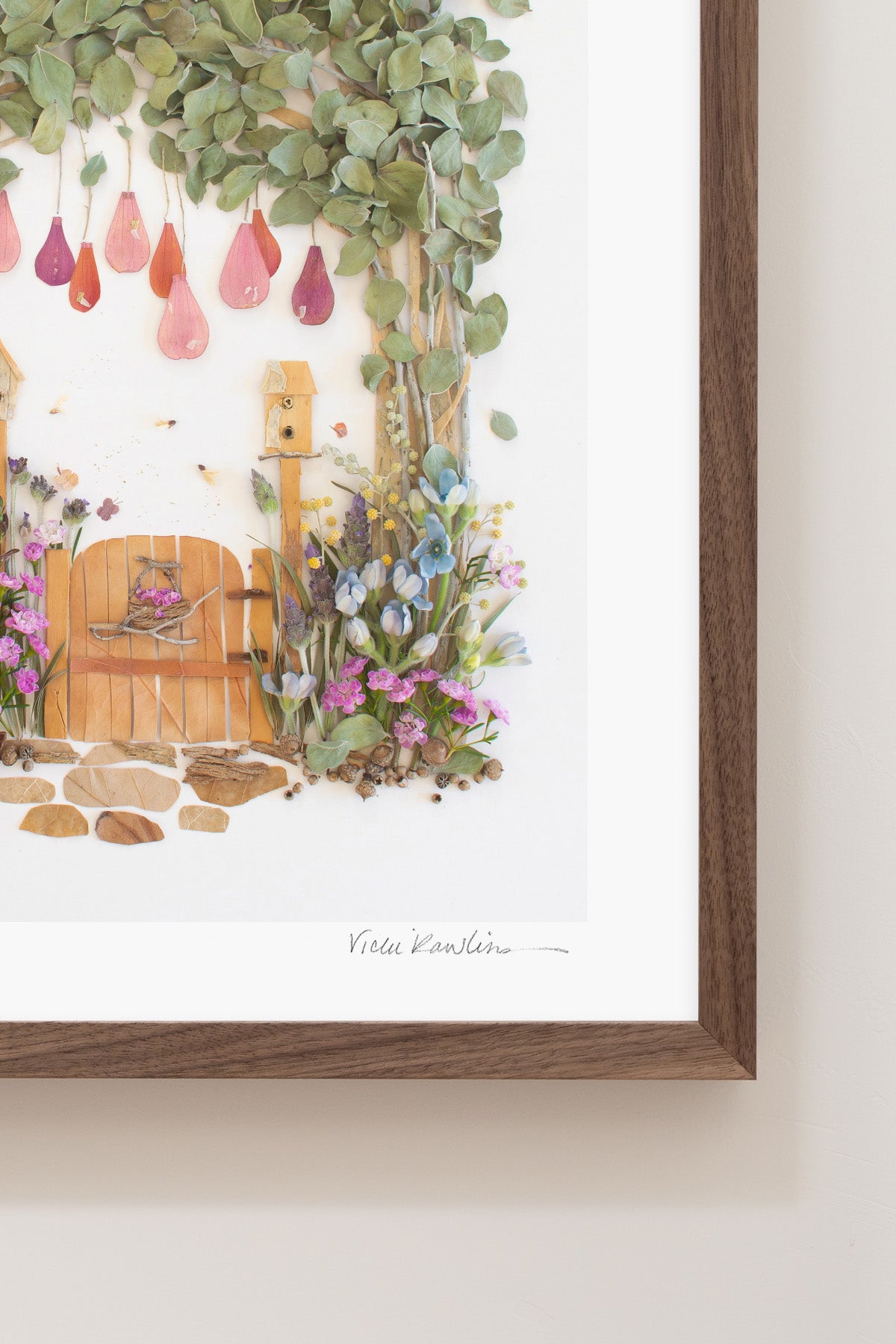"Cottage Garden" Flower Print