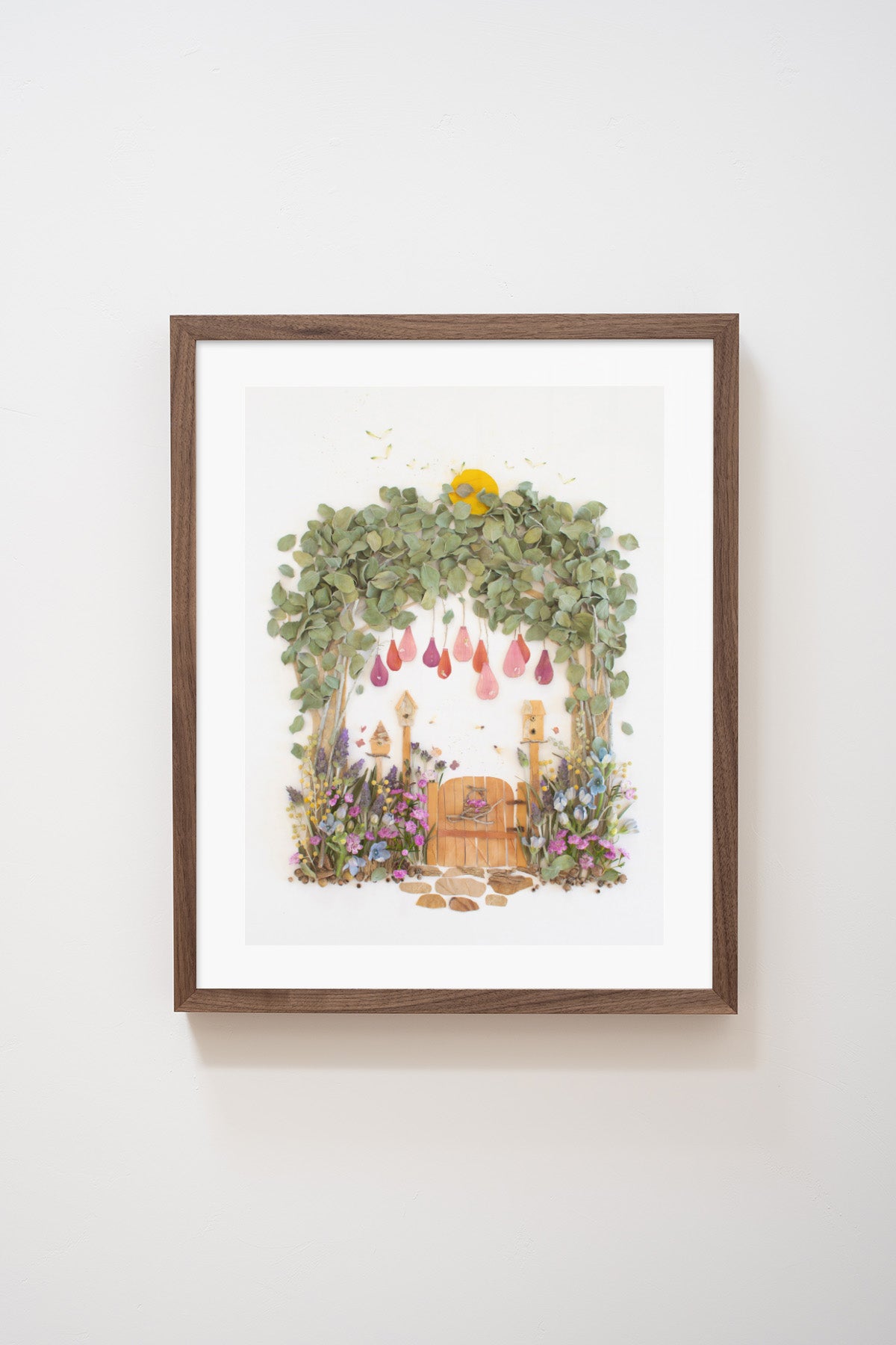 "Cottage Garden" Flower Print
