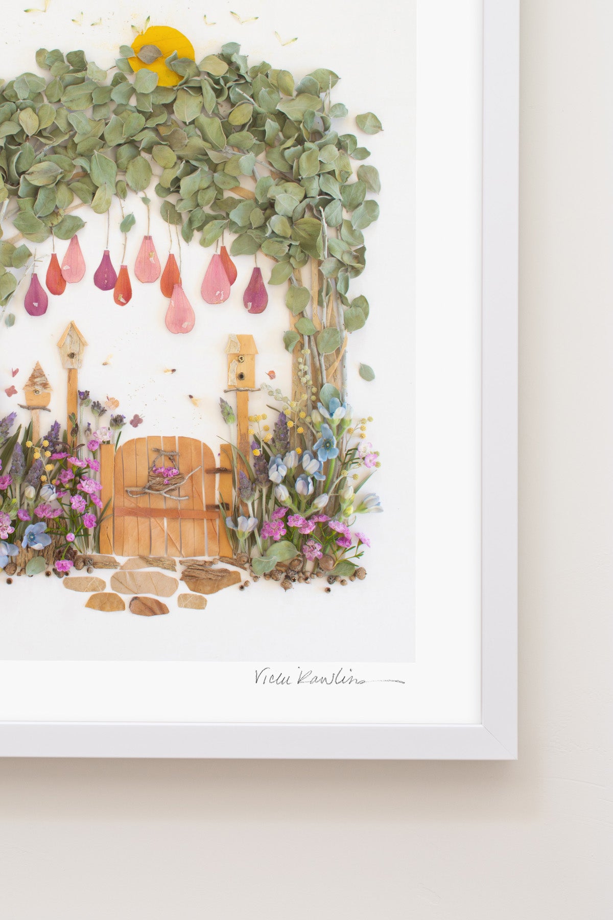 "Cottage Garden" Flower Print