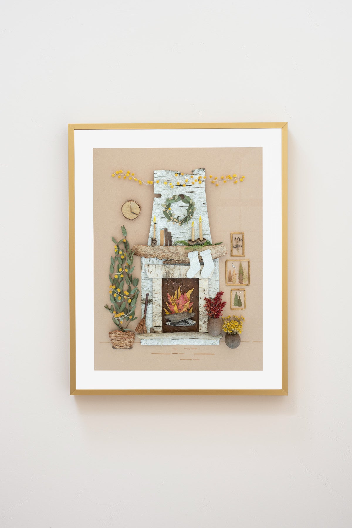 "Cozy Christmas" Flower Print