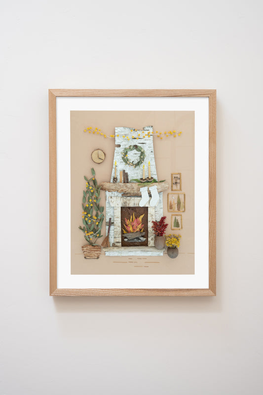 "Cozy Christmas" Flower Print