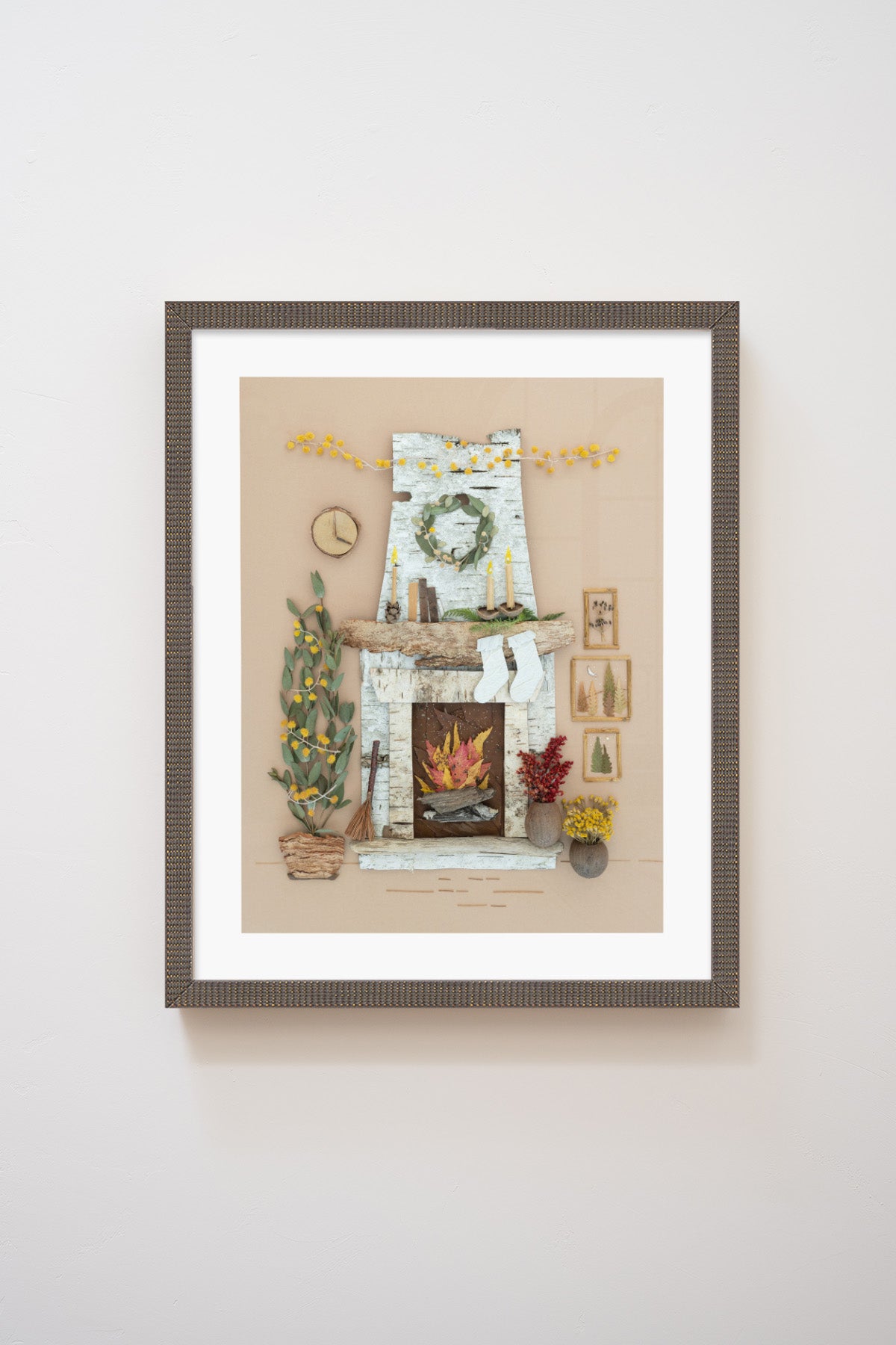 "Cozy Christmas" Flower Print