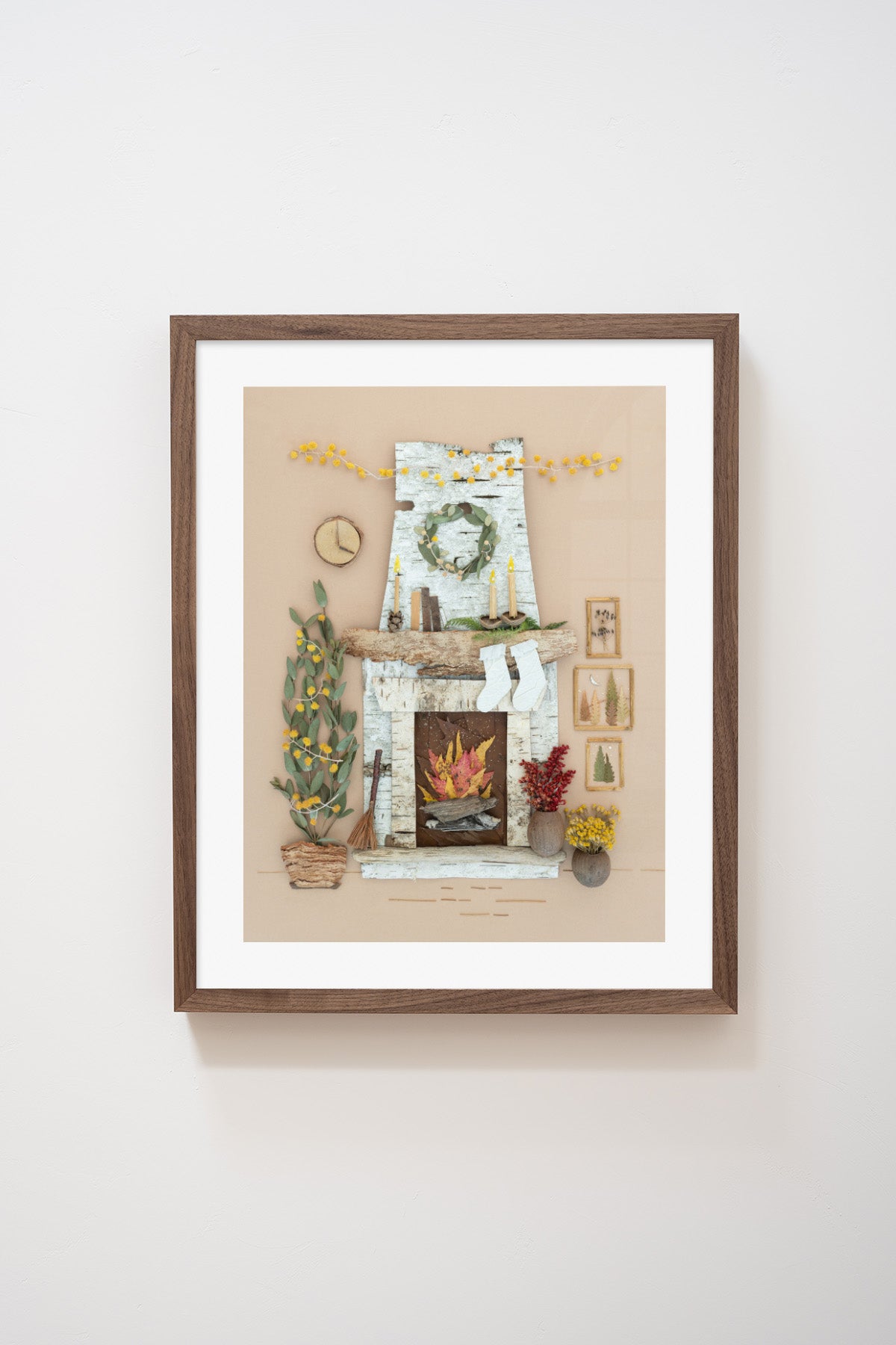 "Cozy Christmas" Flower Print