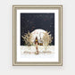 "December Moon" Flower Print