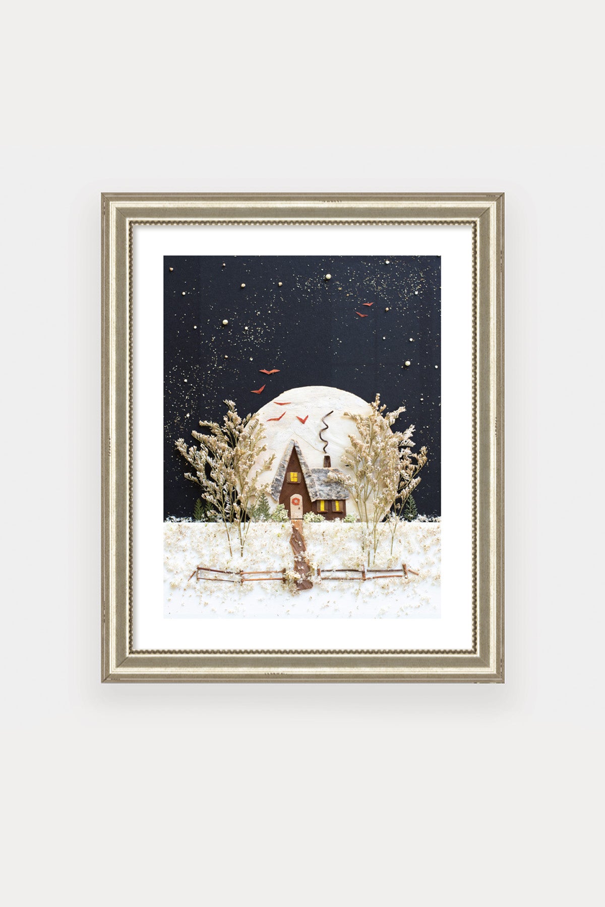 "December Moon" Flower Print