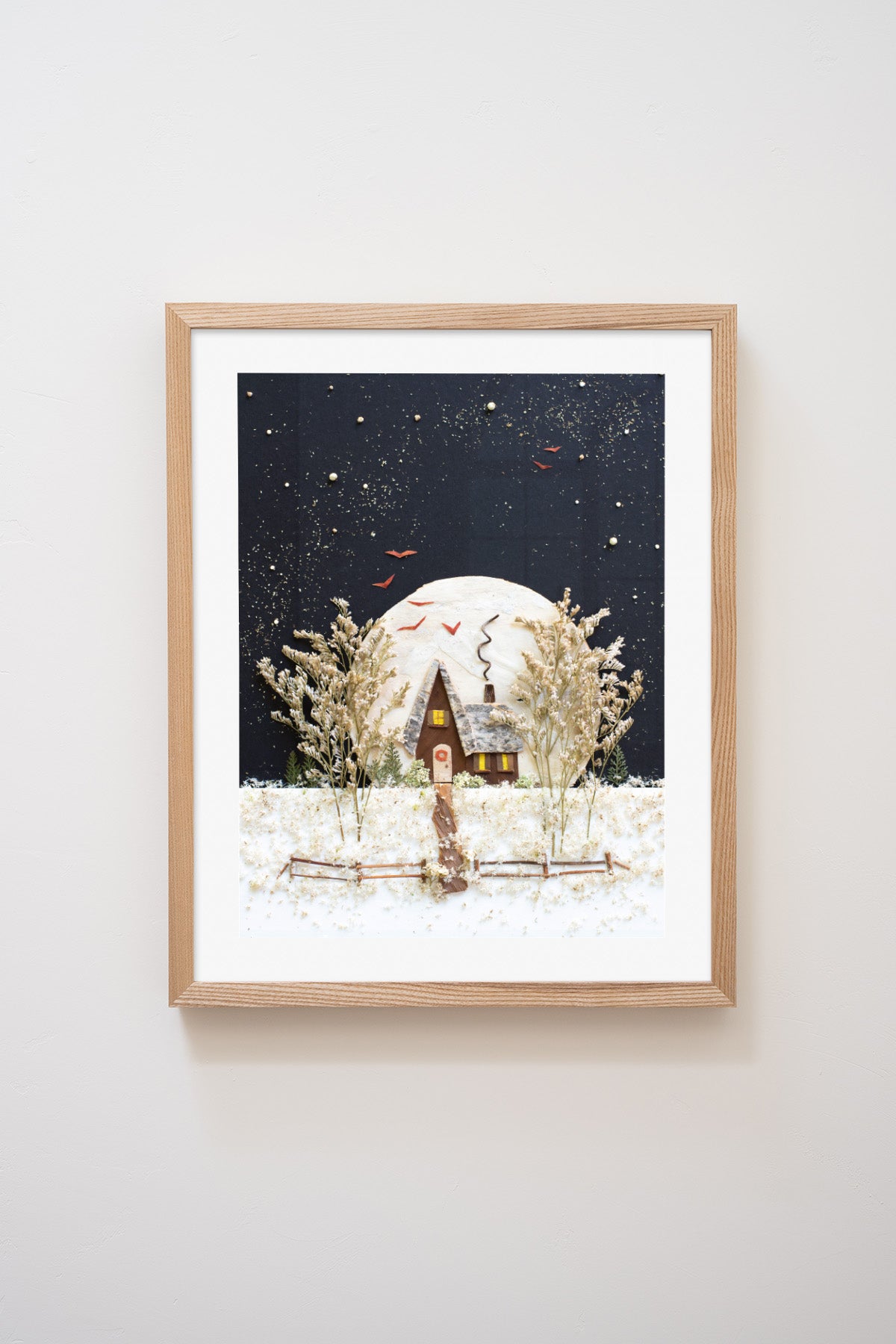 "December Moon" Flower Print