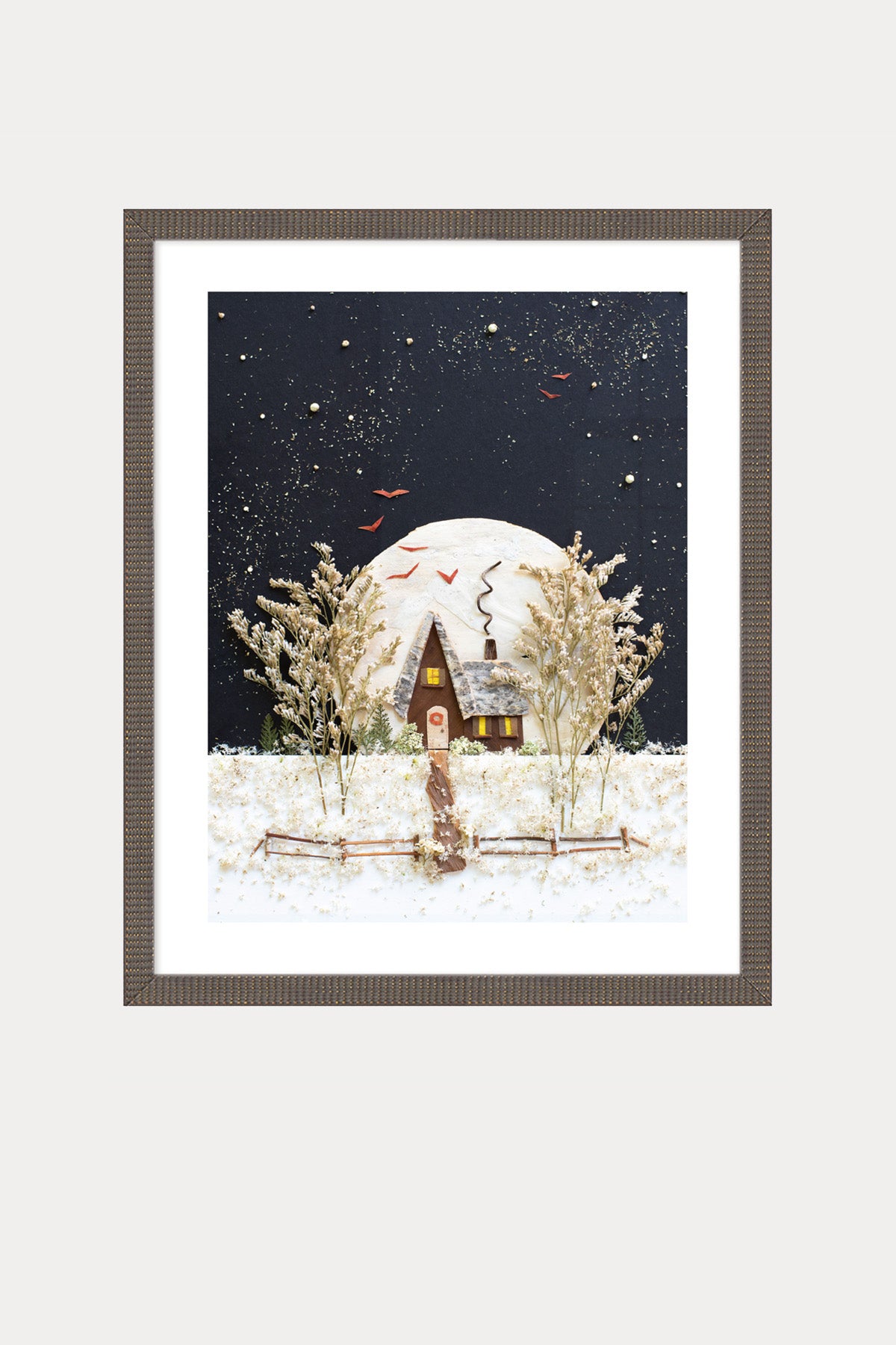 "December Moon" Flower Print