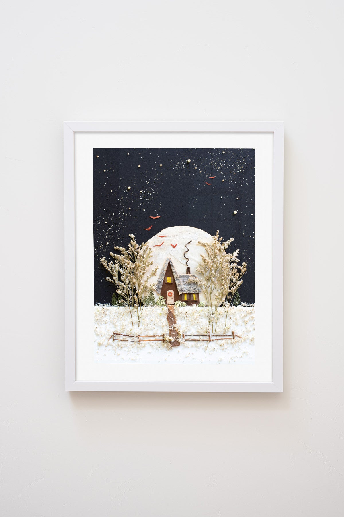 "December Moon" Flower Print