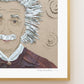 "Einstein" Flower Print