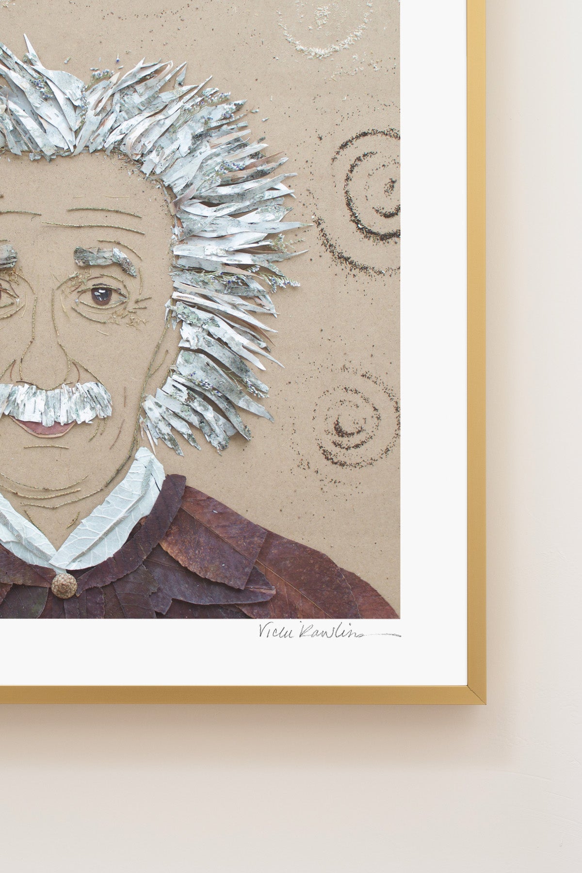 "Einstein" Flower Print