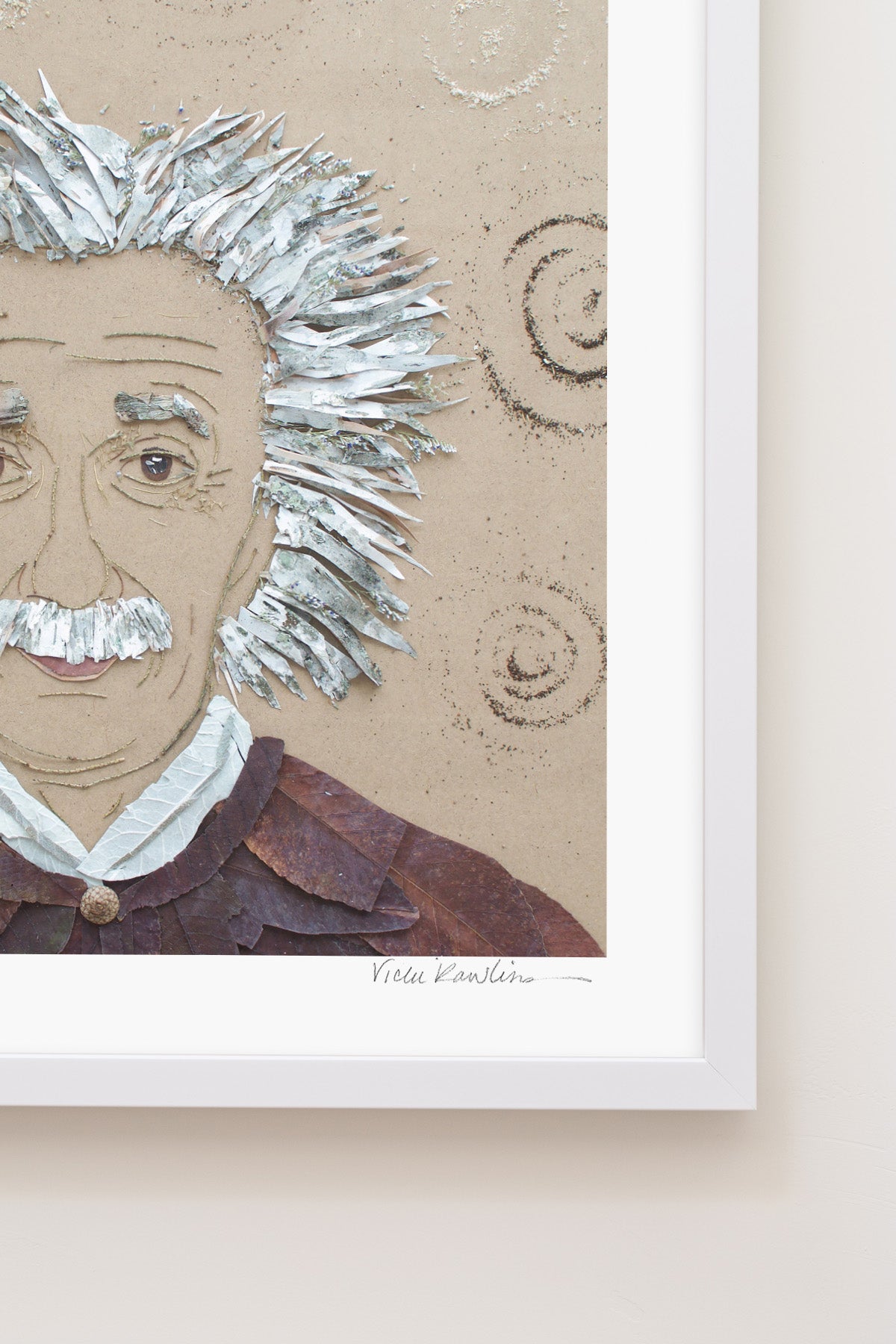 "Einstein" Flower Print