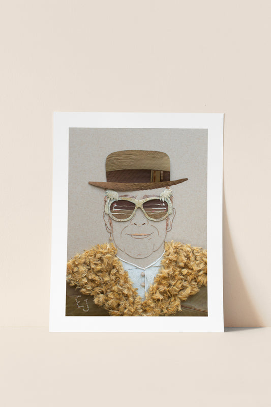 "Sir Elton John" Flower Print