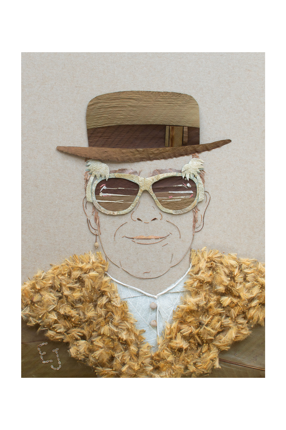 "Sir Elton John" Flower Print