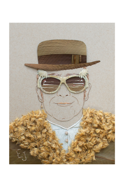 "Sir Elton John" Flower Print