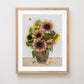 "Face the Sun" Flower Print