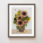 "Face the Sun" Flower Print