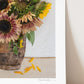 "Face the Sun" Flower Print