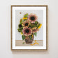 "Face the Sun" Flower Print