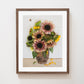 "Face the Sun" Flower Print