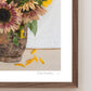 "Face the Sun" Flower Print