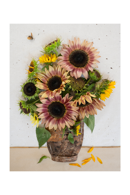 "Face the Sun" Flower Print