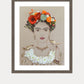 "Feathered Friends Frida" Flower Print