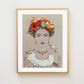 "Feathered Friends Frida" Flower Print