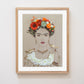 "Feathered Friends Frida" Flower Print